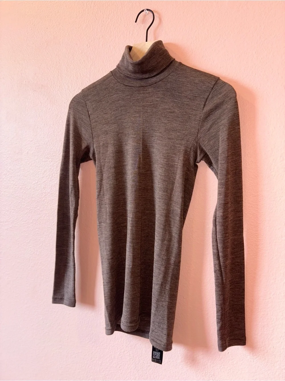 Dilling 100% Wool Turtleneck Baselayer Size 6 - Picture 2 of 7